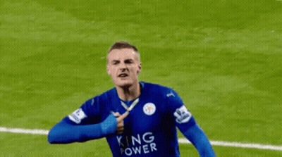 Man In Blue King Power Jersey On Field GIF