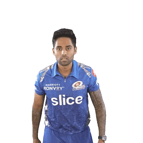 Man In Blue Marriott Shirt Sticker