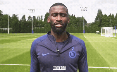 Man In Blue Nike Shirt With Number 2 GIF