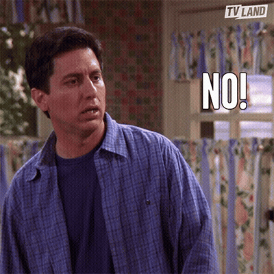 Man In Blue Plaid Shirt Saying No GIF