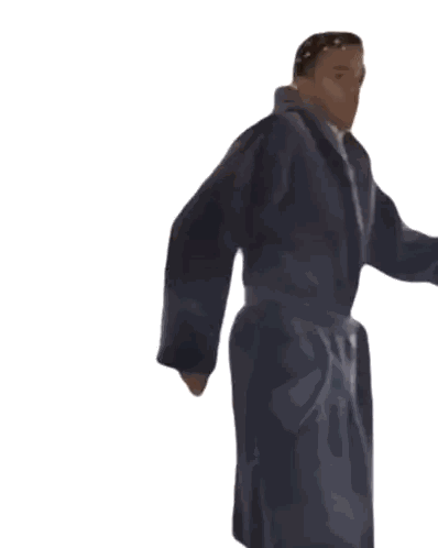 Man In Blue Robe Sticker