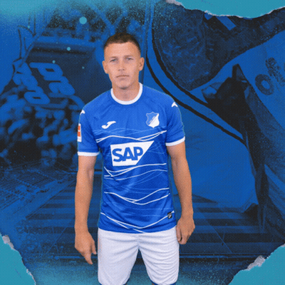 Man In Blue Sap Shirt GIF