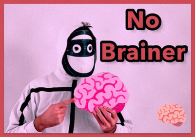 Man In Blue Scrub Top And Three Power Buttons GIF