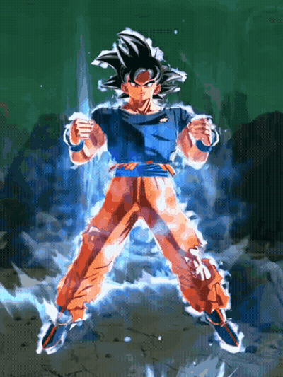 Man In Blue Shirt And Orange Pants GIF