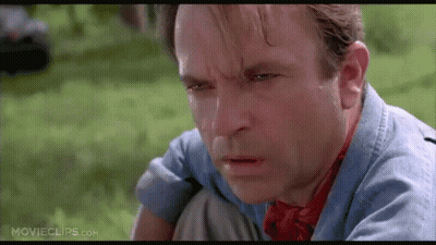 Man In Blue Shirt And Red Tie Making Funny Face GIF