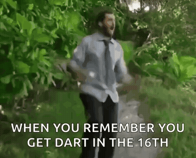 Man in Blue Shirt and Tie Running in Woods