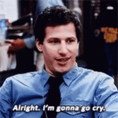 Man In Blue Shirt And Tie Saying Alright I'm Gonna Cry GIF
