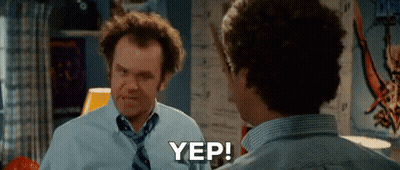 Man In Blue Shirt And Tie Saying Yep GIF