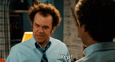 Man In Blue Shirt And Tie Says Yep GIF