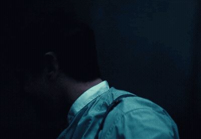 Man In Blue Shirt And Tie Smiling GIF