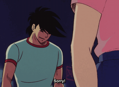 Man in Blue Shirt Apologizing to Woman