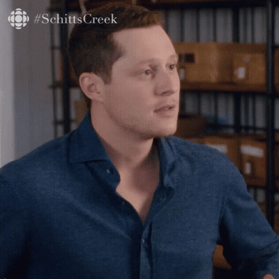 Man In Blue Shirt Asking What GIF