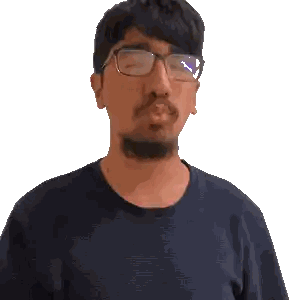 Man In Blue Shirt Blowing Kiss Sticker
