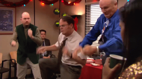 Man In Blue Shirt Buffalo Dancing GIF