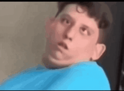 Man In Blue Shirt Close Up GIF