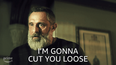 Man In Blue Shirt Dancing On Wooden Floor GIF