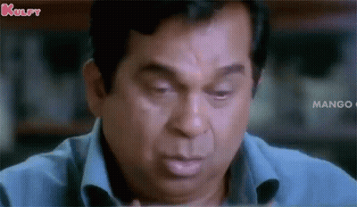 Man In Blue Shirt Eyes Closed Mouth Open GIF
