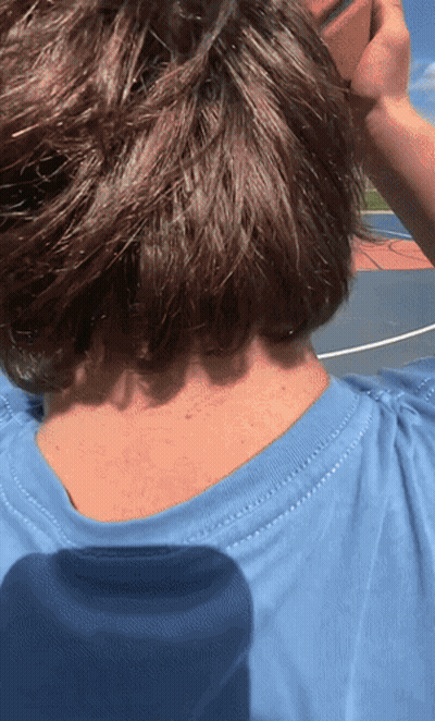 Man In Blue Shirt Holding Basketball GIF