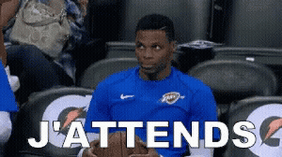 Man In Blue Shirt Holding Basketball J Attends GIF