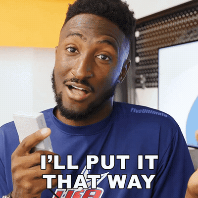 Man In Blue Shirt I'll Put It That Way GIF