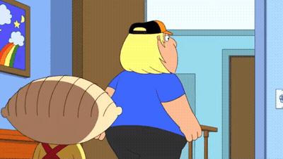 Man In Blue Shirt In Front Of Rainbow Picture GIF