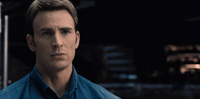 Man In Blue Shirt In Front Of Screen Saying Together GIF
