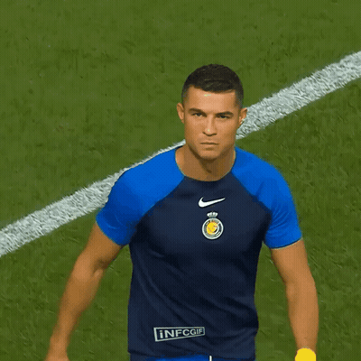 Man In Blue Shirt Infcgif Soccer Field GIF