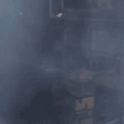 Man In Blue Shirt Making Funny Face GIF