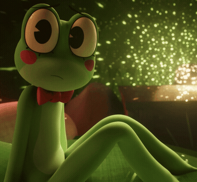 Man in Blue Shirt Making Funny Face in Front of Window