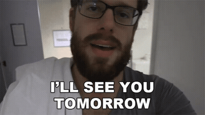 Man In Blue Shirt Making Funny Face GIF