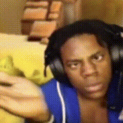 Man In Blue Shirt Making Funny Face GIF