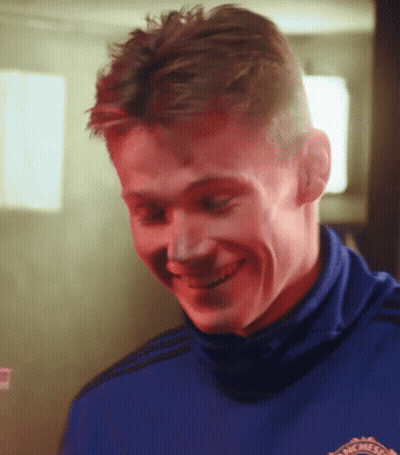 Man In Blue Shirt Manchester GIF