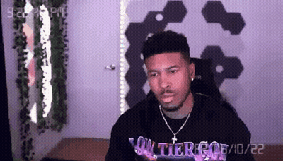 Man In Blue Shirt Mods Make Him Eat British Food GIF