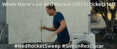 Man In Blue Shirt Next To Washing Machine When There's No Red Rocket GIF