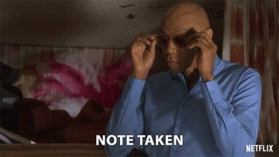 Man In Blue Shirt Note Taken Netflix GIF