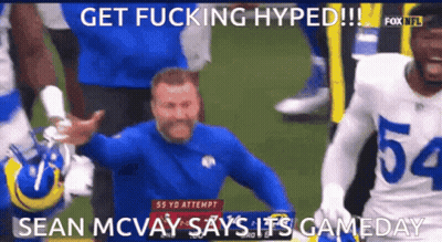 Man In Blue Shirt Number 54 Standing On Field GIF