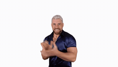 Man In Blue Shirt Praying GIF