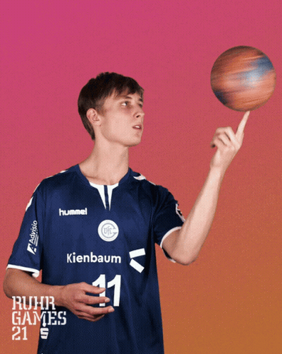 Man In Blue Shirt Ruhr Games 21 GIF
