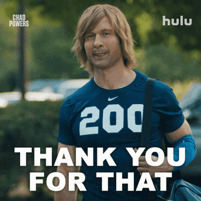 Man In Blue Shirt Saying 200 GIF
