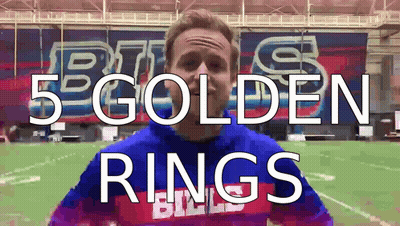 Man In Blue Shirt Saying Bills GIF