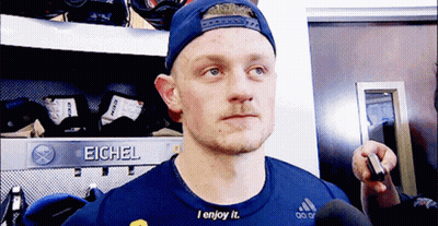 Man In Blue Shirt Saying Eichel GIF