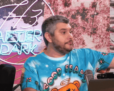 Man In Blue Shirt Saying Good Fear GIF