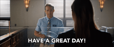 Man In Blue Shirt Saying Have A Great Day GIF