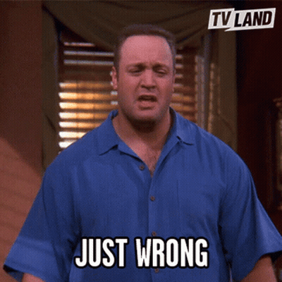 Man In Blue Shirt Saying Just Wrong GIF