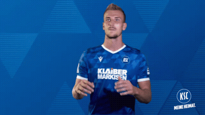 Man In Blue Shirt Saying KSC GIF