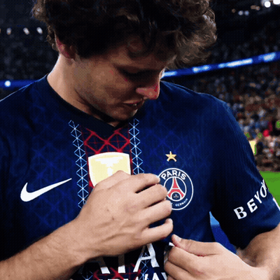 Man In Blue Shirt Saying Paris GIF