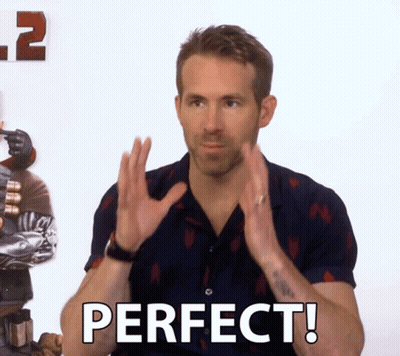 Man In Blue Shirt Saying Perfect GIF