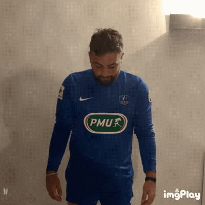 Man In Blue Shirt Saying PMU GIF