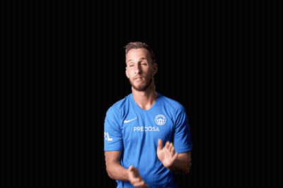Man In Blue Shirt Saying Preciosa GIF