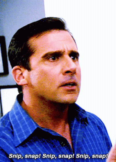 Man In Blue Shirt Saying Snap Snap Snap GIF